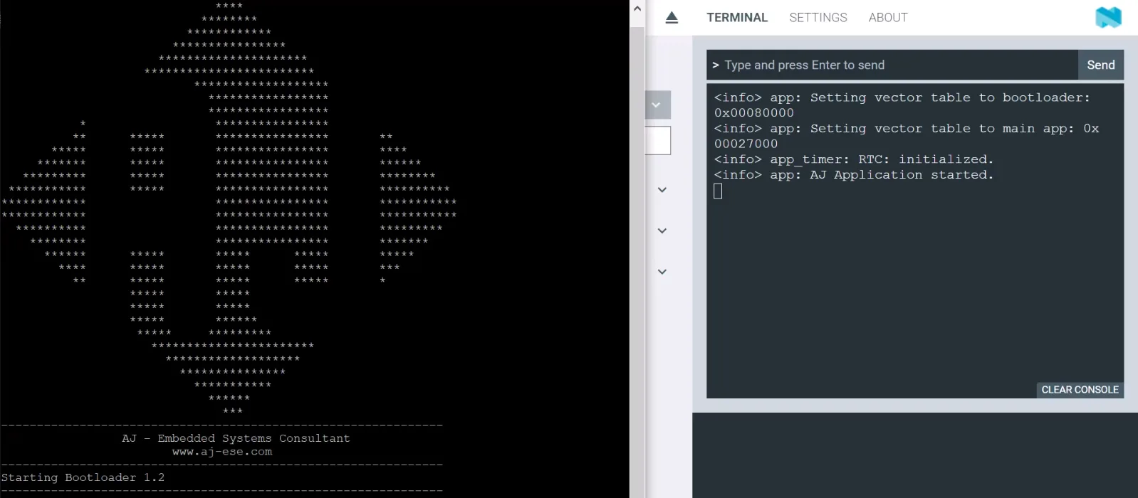 nRF52 external DFU with STM32
