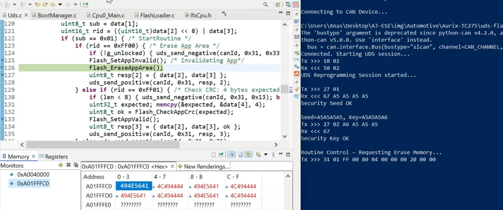 Uds Application Demo - Automotive Bootloader UDS Reprogramming - Embedded Systems ...