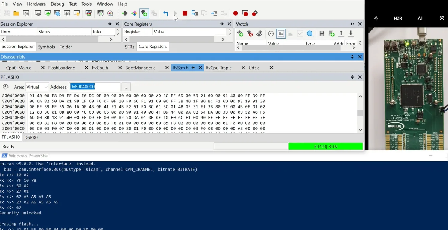 Reset reason in automotive bootloader
