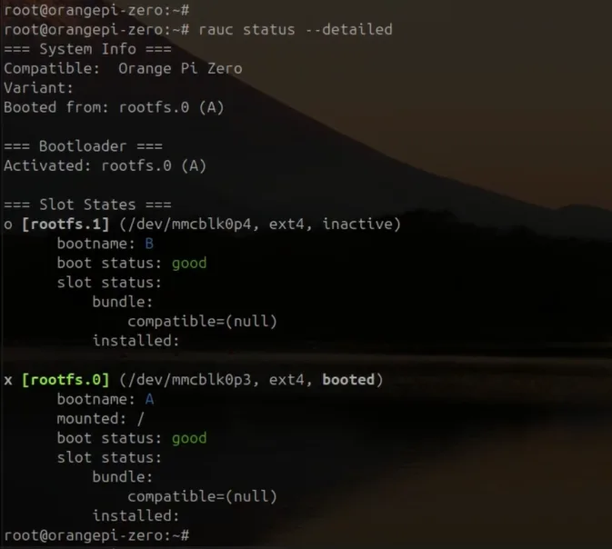 RAUC A/B update Yocto